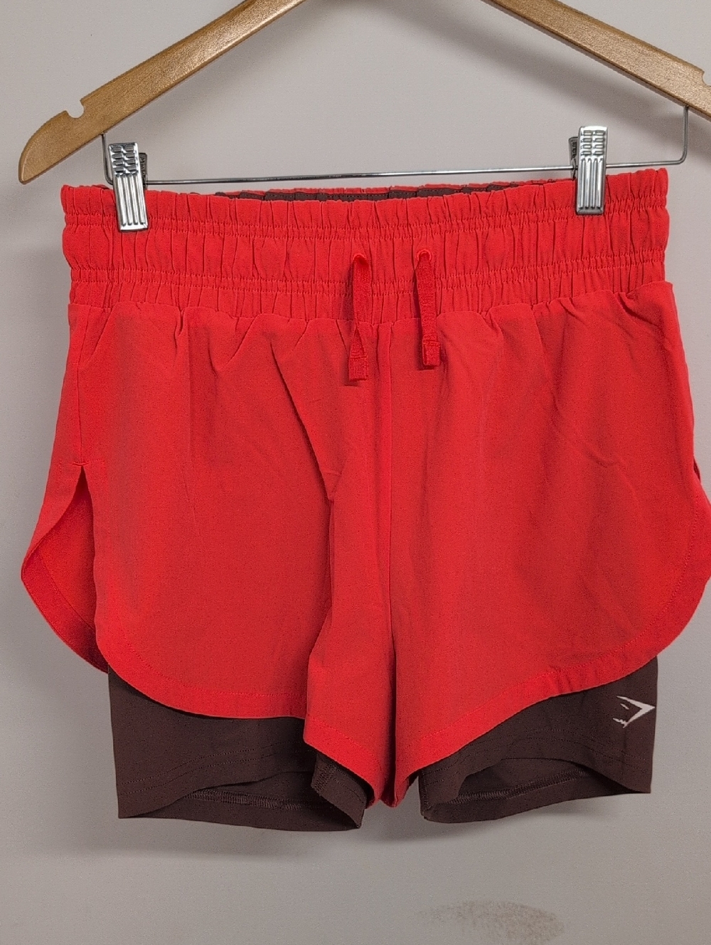 GYMSHARK CORAL SHORTS SIZE SMALL